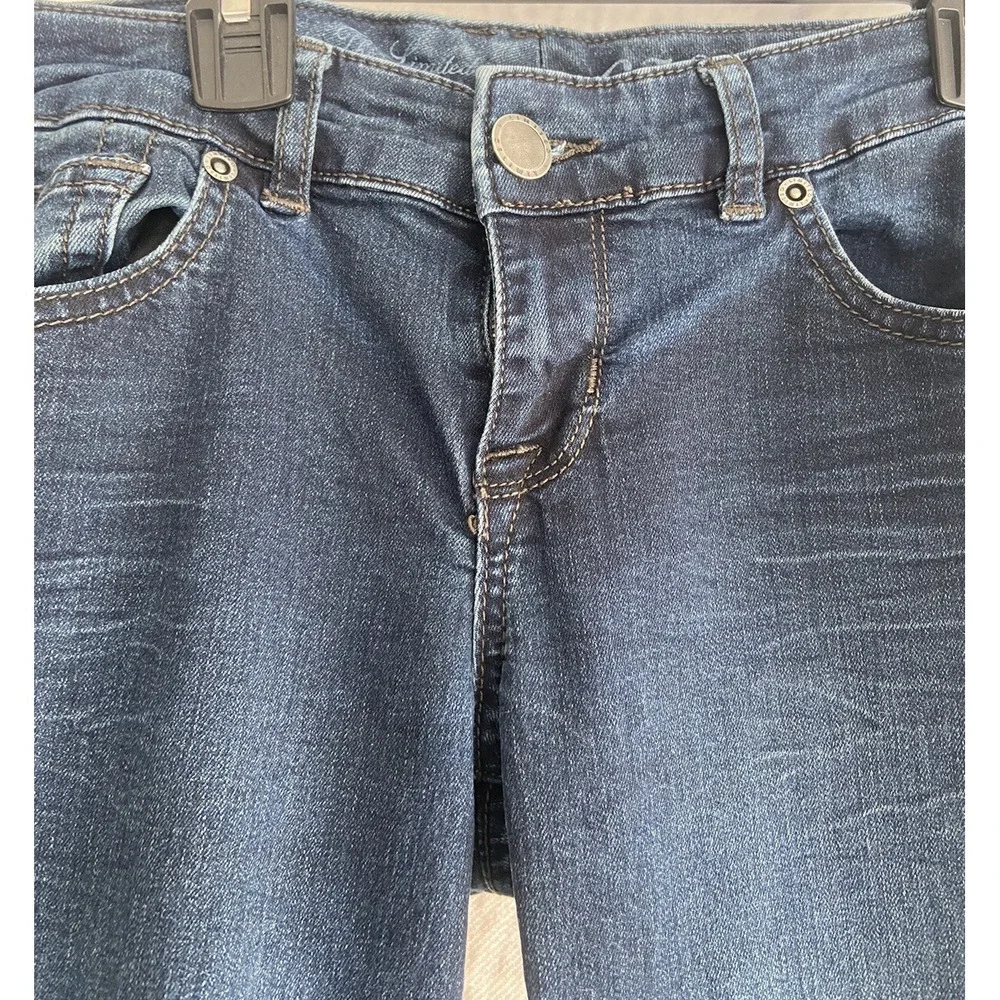 The Limited 678 Denim Jeans Dark Blue 5-Pocket Straight Low‎ Rise Women's Sz 4